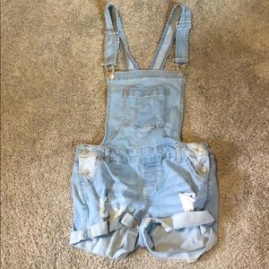 Denim Overalls